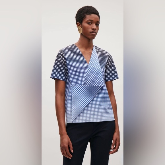 COS Tops - 💙 COS Women’s Check Pattern Blouse 💙